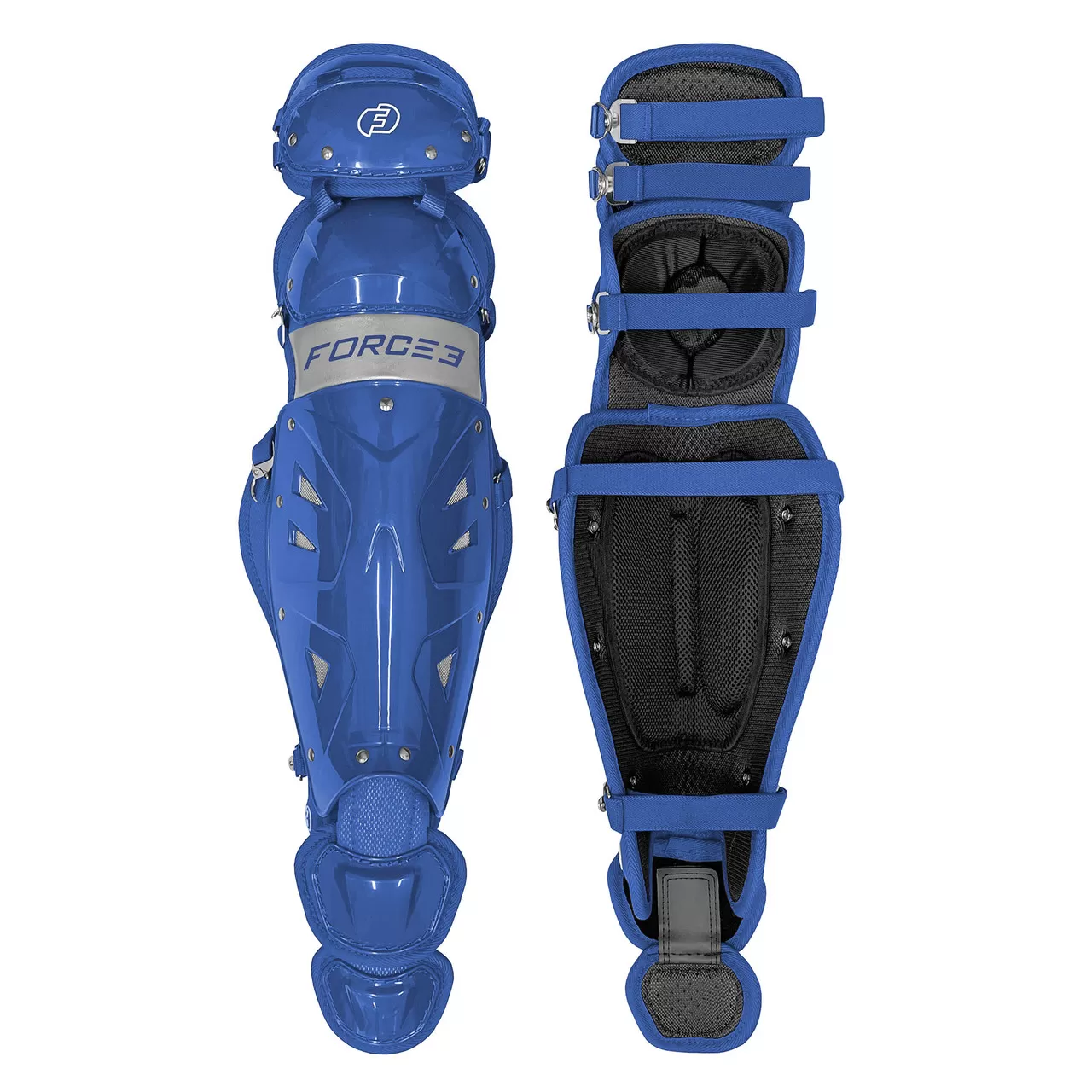 Force3 Intermediate Baseball Catcher's Leg Guards 3 Force3 Intermediate Baseball Catcher's Leg Guards