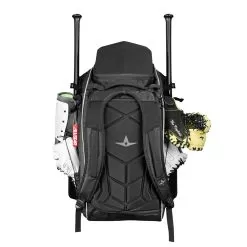 All-Star MVP Dual Hybrid Catcher's Baseball/Softball Backpack Bag -Baseball Shop all star bbcbp blk 004 75772.1675197692