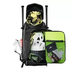All-Star MVP Dual Hybrid Catcher's Baseball/Softball Backpack Bag -Baseball Shop all star bbcbp blk 006 01815.1675197693