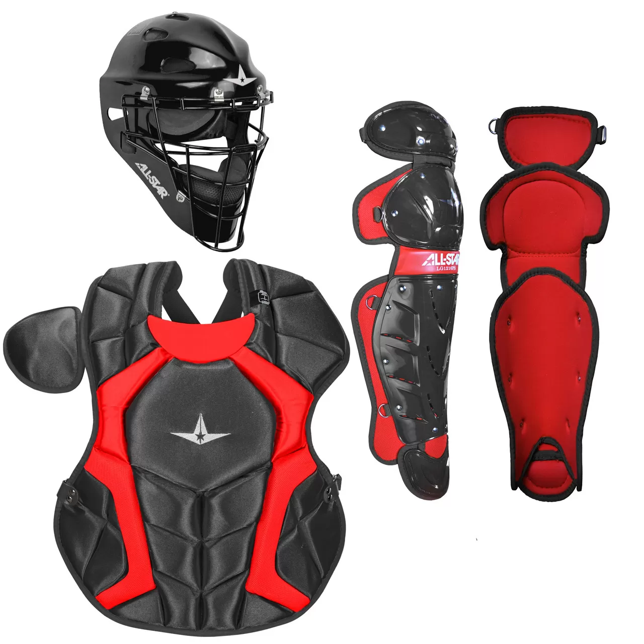 All-Star Players Series NOCSAE Two-Tone Youth 7-9 Baseball Catcher's Set 3 All-Star Players Series NOCSAE Two-Tone Youth 7-9 Baseball Catcher's Set