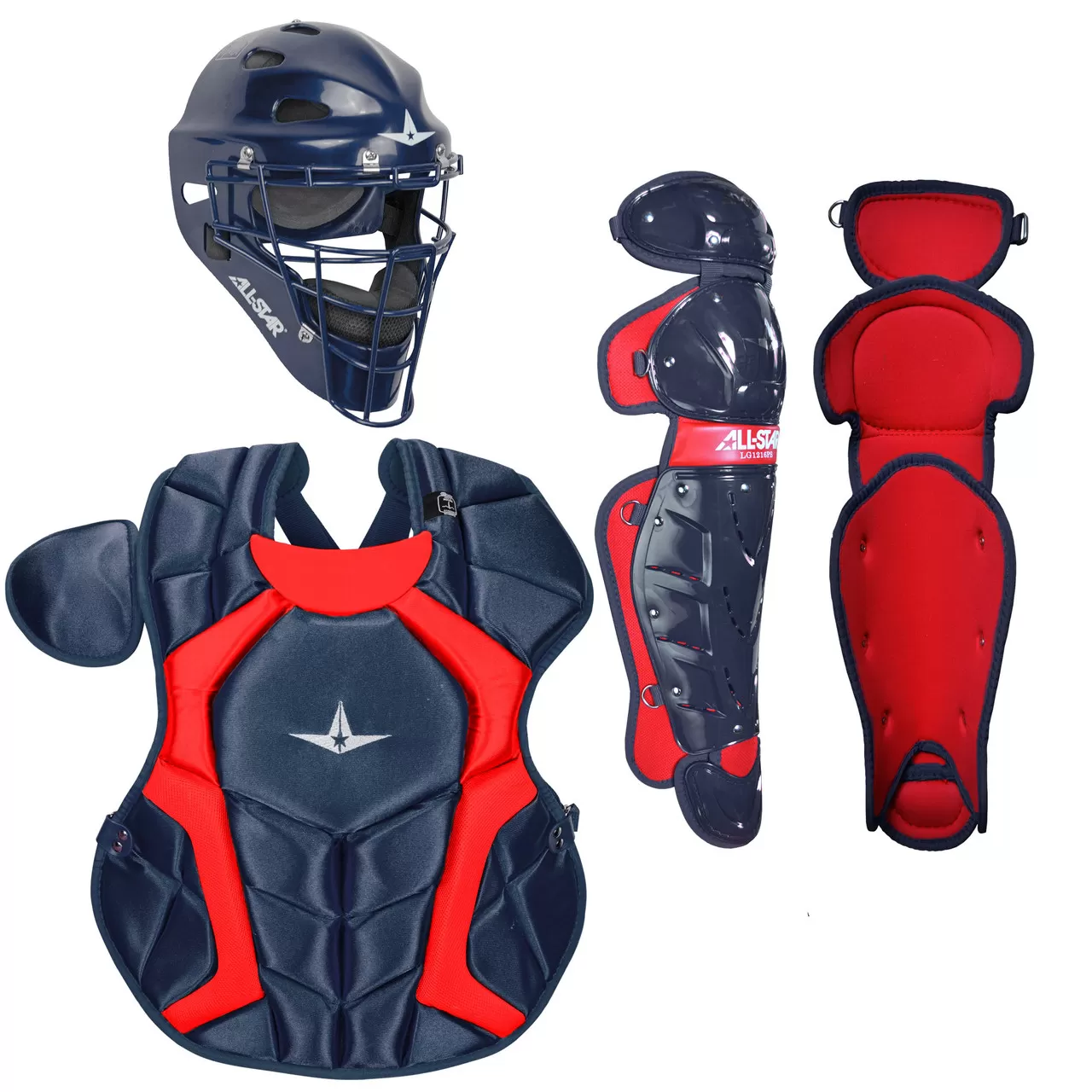 All-Star Players Series NOCSAE Two-Tone Youth 7-9 Baseball Catcher's Set 4 All-Star Players Series NOCSAE Two-Tone Youth 7-9 Baseball Catcher's Set - Image 2