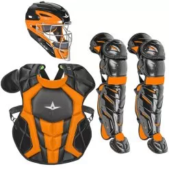 All-Star System7 Axis Travel Team NOCSAE Youth Catcher's Package -Baseball Shop all star ckcc1216s7xtt blkorg 15828.1678184938