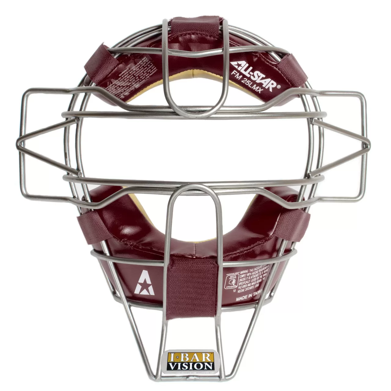 All-Star Hollow Steel FM25 LMX Traditional Baseball Catcher's Mask 9 All-Star Hollow Steel FM25 LMX Traditional Baseball Catcher's Mask - Image 7