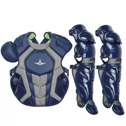 All-Star System7 Axis NOCSAE Adult Baseball Catcher's Gear Set -Baseball Shop all star s7ancplga blkpur 35171.1678170499