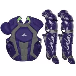 All-Star System7 Axis NOCSAE Adult Baseball Catcher's Gear Set -Baseball Shop all star s7ancplga nvyblu 27769.1678170500