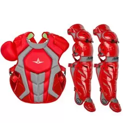 All-Star System7 Axis NOCSAE Adult Baseball Catcher's Gear Set -Baseball Shop all star s7ancplga nvysca 73753.1678170500