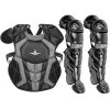 All-Star System7 Axis NOCSAE Youth Baseball Catcher's Gear Set -Baseball Shop all star s7ancplgi blk 63065.1678155990