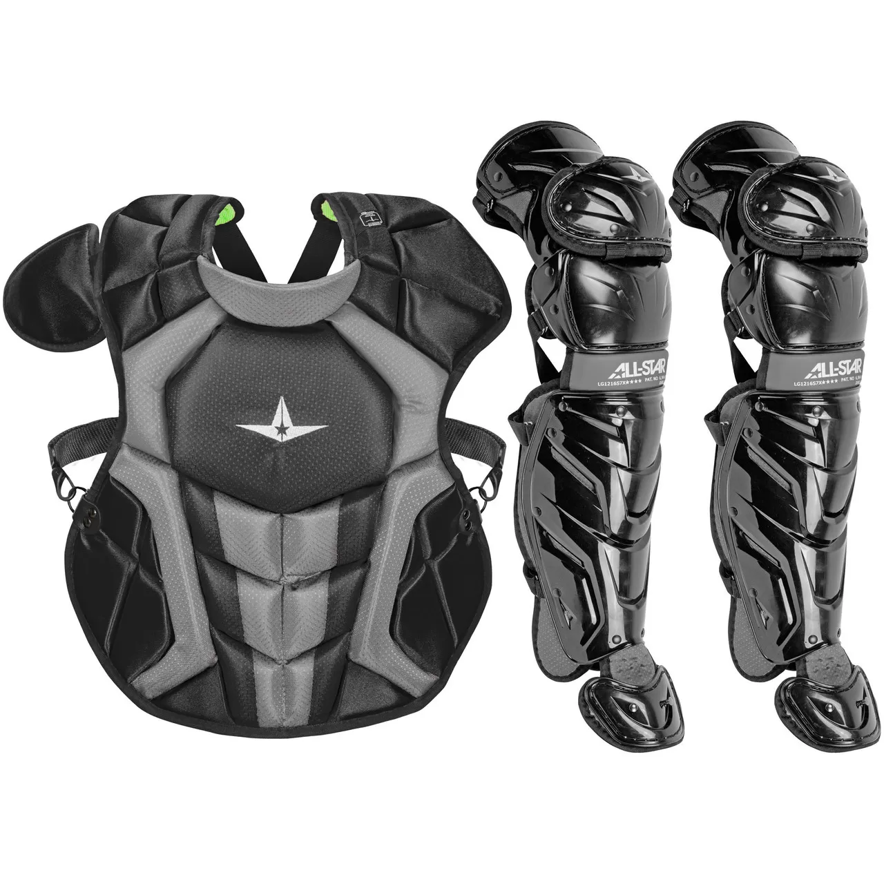 All-Star System7 Axis NOCSAE Youth Baseball Catcher's Gear Set 3 All-Star System7 Axis NOCSAE Youth Baseball Catcher's Gear Set