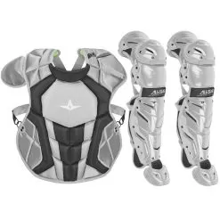 All-Star System7 Axis NOCSAE Intermediate Baseball Catcher's Gear Set -Baseball Shop all star s7ancplgi sil 21062.1674473303