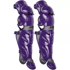 All-Star System 7 Axis 16.5 Inch Adult Baseball Catcher's Leg Guards -Baseball Shop all star lg40wpro purgph 11721.1679359011