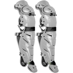 All-Star System 7 Axis 16.5 Inch Adult Baseball Catcher's Leg Guards -Baseball Shop all star lg40wpro silblk 90848.1679359012