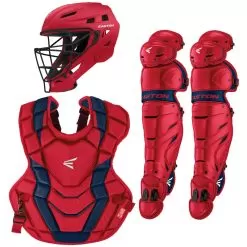 Easton Elite X Youth Baseball/Softball Catcher's Package -Baseball Shop easton elitexset rednvy 49796.1679388159