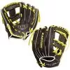 Easton Future Elite 11 Inch FE11 Youth Baseball Glove - Black/Yellow -Baseball Shop easton fe11 bkye 01 14249.1672792217