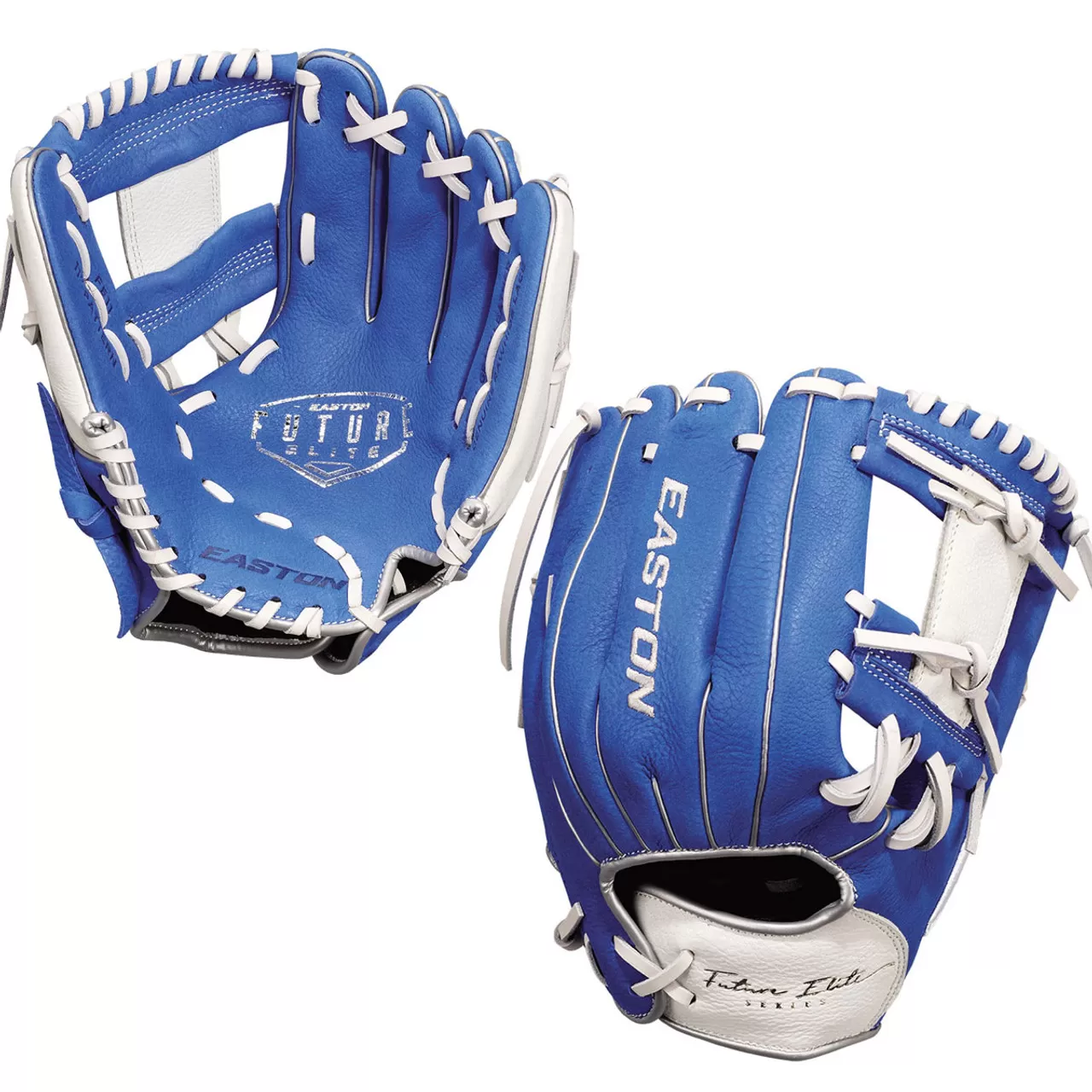 Easton Future Elite 11 Inch FE11 Youth Baseball Glove - Royal/White 3 Easton Future Elite 11 Inch FE11 Youth Baseball Glove - Royal/White