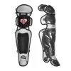 All-Star System Seven 16.5 Inch Adult Baseball Catcher's Leg Guards -Baseball Shop lg30pro bk 70765.1677909776