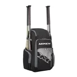 Miken Deluxe Baseball/Softball Backpack Bag -Baseball Shop mba004 bk 2 34459.1676140217