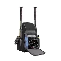 Miken Deluxe Baseball/Softball Backpack Bag -Baseball Shop mba004 bk 3 63335.1676140218