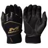 Miken Gold MBGGLD Baseball/Softball Batting Gloves -Baseball Shop miken mbggld blk 01 11880.1654284405