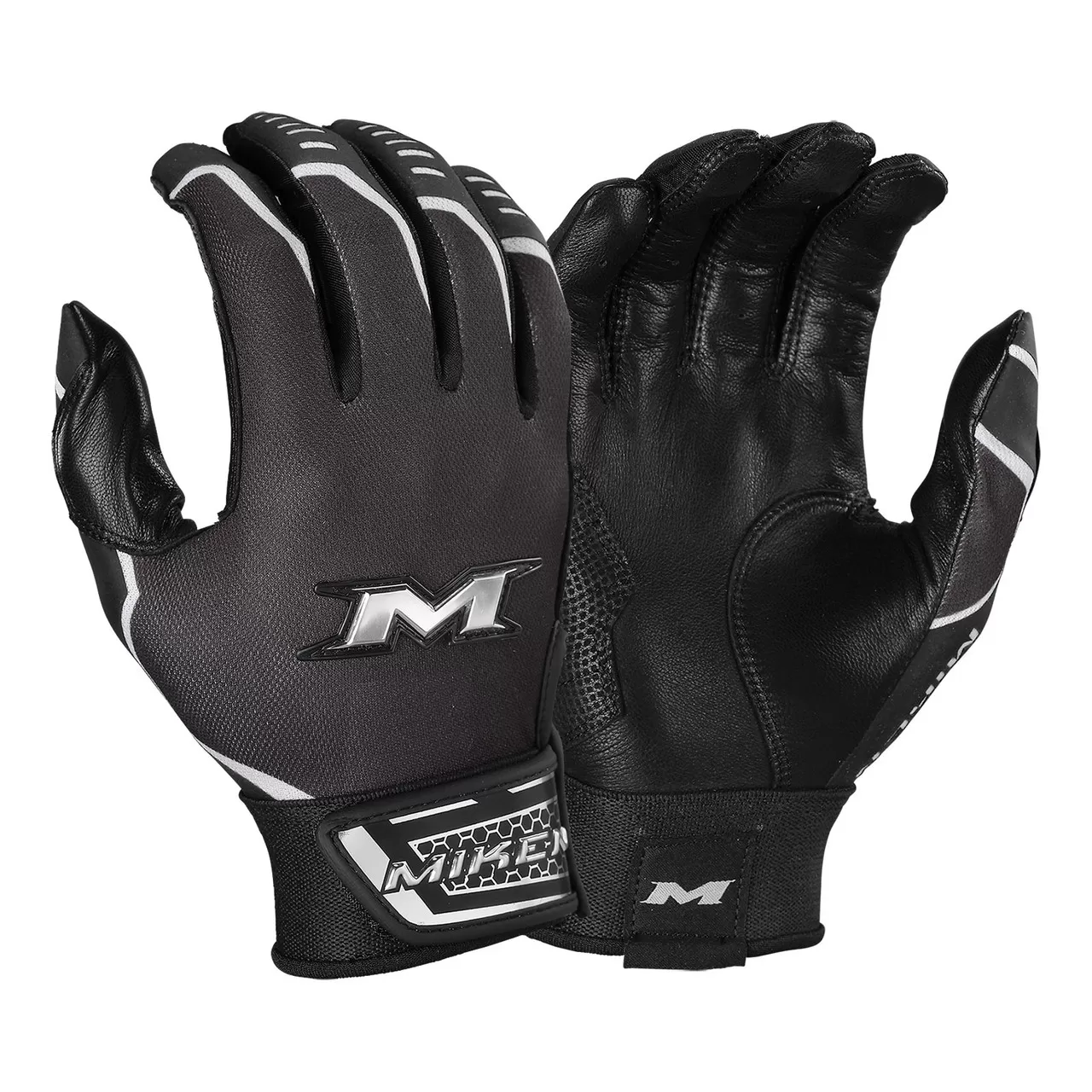 Miken Pro Series Adult Slowpitch Softball Batting Gloves 3 Miken Pro Series Adult Slowpitch Softball Batting Gloves