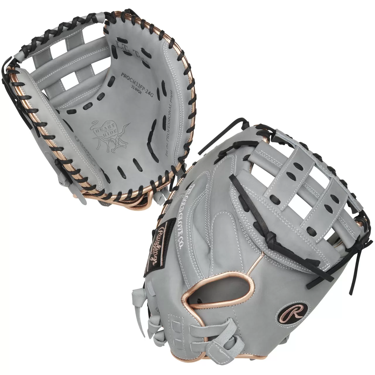 Rawlings Heart Of The Hide 33 Inch PROCM33FP-24G Fastpitch Softball Catcher's Mitt