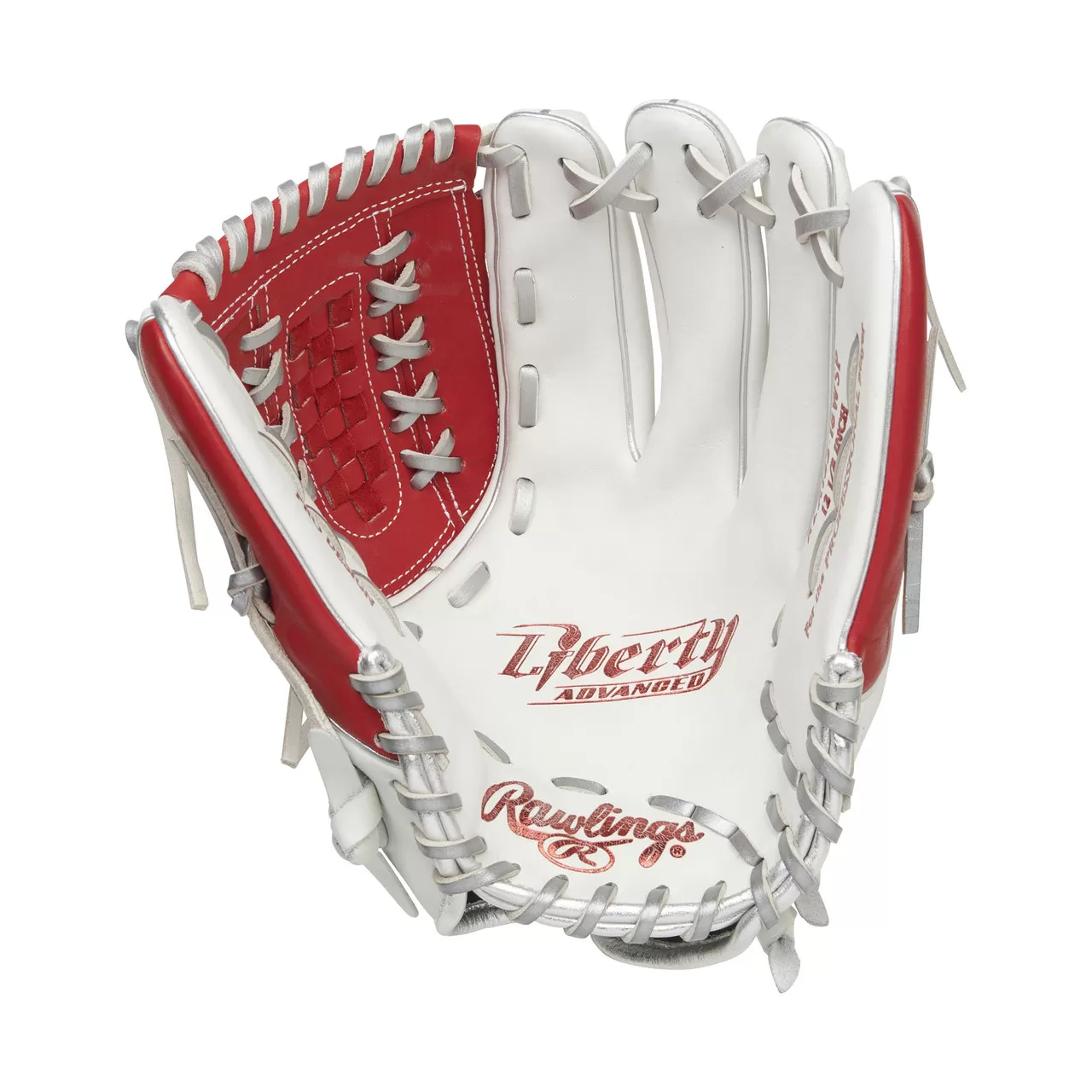 Rawlings Liberty Advanced Color 12.5 Inch RLA125-18WSP Fastpitch Softball Glove 4 Rawlings Liberty Advanced Color 12.5 Inch RLA125-18WSP Fastpitch Softball Glove - Image 2