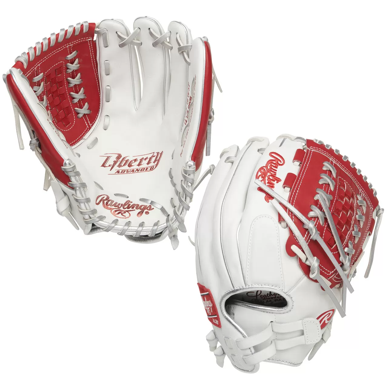 Rawlings Liberty Advanced Color 12.5 Inch RLA125-18WSP Fastpitch Softball Glove 3 Rawlings Liberty Advanced Color 12.5 Inch RLA125-18WSP Fastpitch Softball Glove