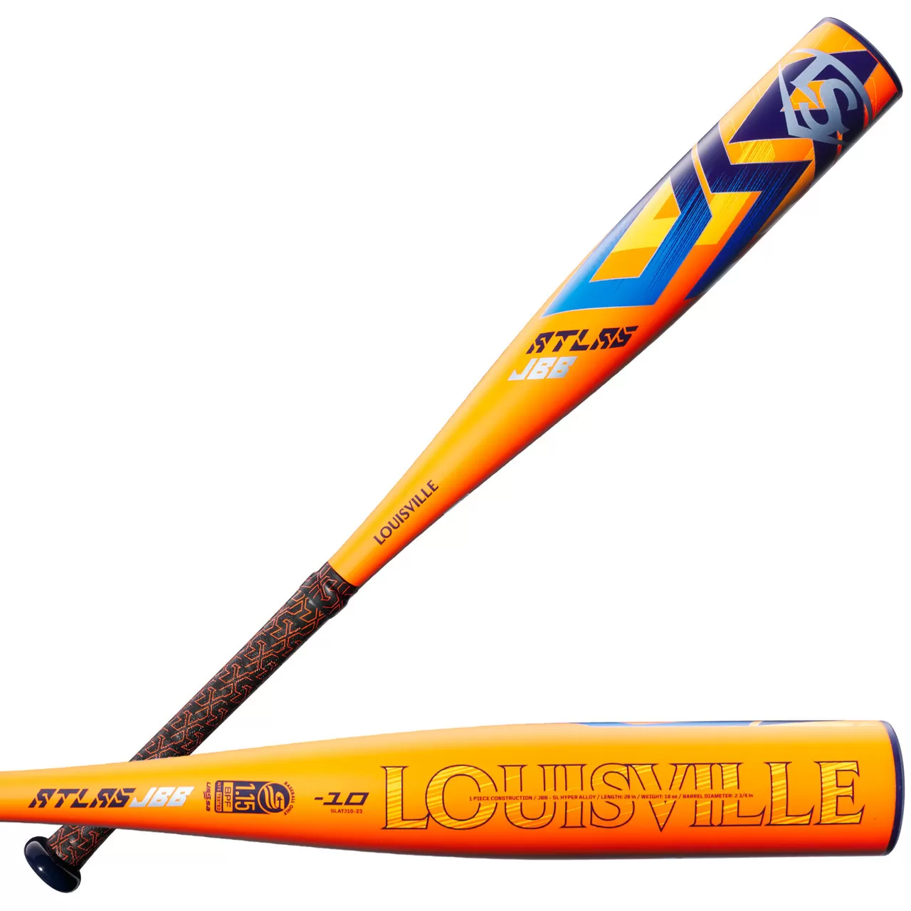 Louisville Slugger 2023 Atlas USSSA (-10) Junior Big Barrel Baseball Bat 3 Louisville Slugger 2023 Atlas USSSA (-10) Junior Big Barrel Baseball Bat