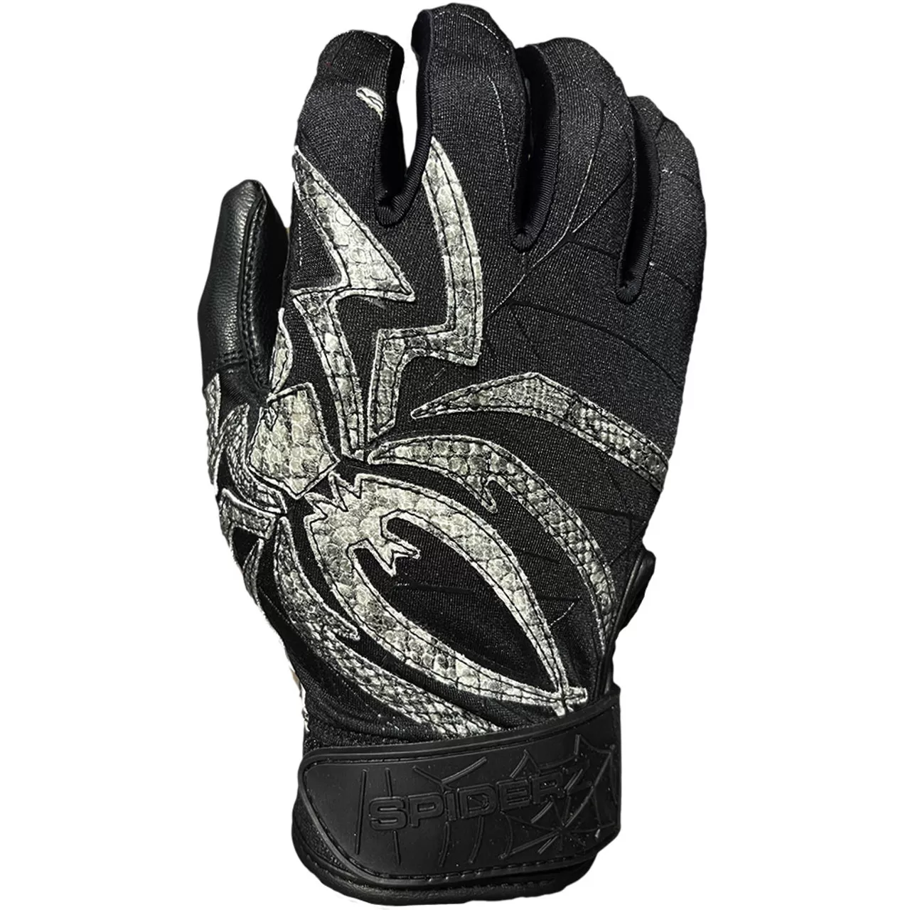 Spiderz Black Mamba Prizm Adult Baseball/Softball Batting Gloves 4 Spiderz Black Mamba Prizm Adult Baseball/Softball Batting Gloves - Image 2
