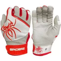 Spiderz PRO Adult Baseball/Softball Batting Gloves 22 Spiderz PRO Adult Baseball/Softball Batting Gloves -Baseball Shop spiderz pro21 whtblk 45281.1679475060