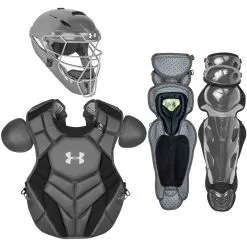 Under Armour UA Pro 4 NOCSAE Intermediate Baseball Catcher's Package -Baseball Shop ua uackcc4 gph 33543.1679185161