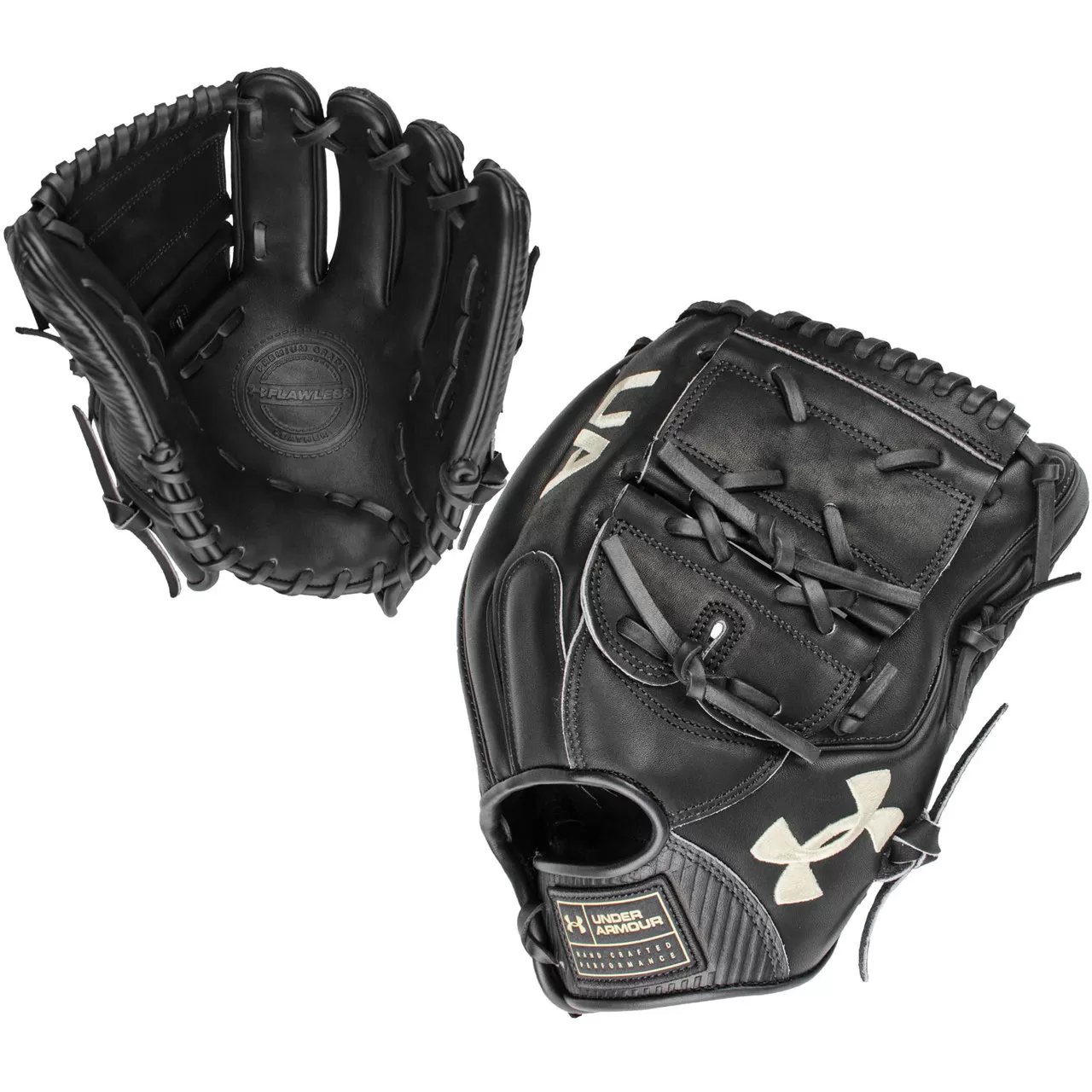 Under Armour UA Flawless 12 Inch UAFGFL-12002P Baseball Glove - Black 3 Under Armour UA Flawless 12 Inch UAFGFL-12002P Baseball Glove - Black