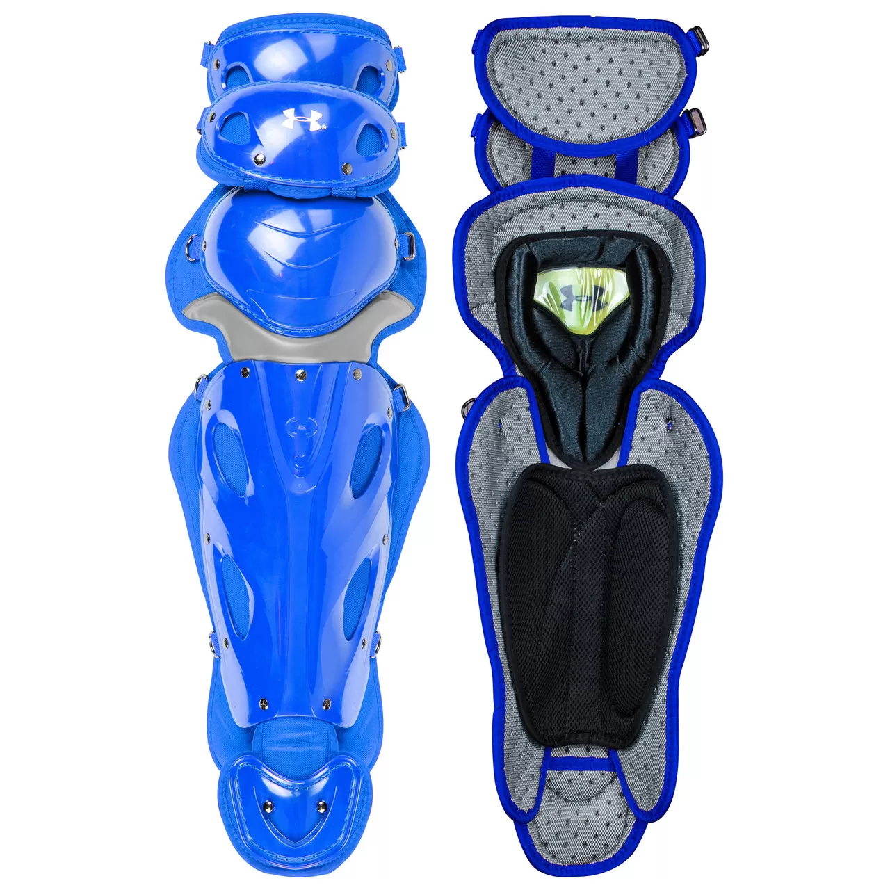 Under Armour UA Pro 4 Adult 16.5 Inch Baseball Catcher's Leg Guards 6 Under Armour UA Pro 4 Adult 16.5 Inch Baseball Catcher's Leg Guards - Image 4