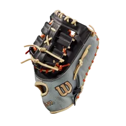 Wilson A2000 Superskin 12.5 Inch 1620SS Baseball First Base Mitt -Baseball Shop wbw100119 2 a2000 1b 1620ss 125 grayss black blonde 17192.1654284826
