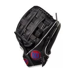 Wilson 2022 A450 Series 12 Inch WTA04RB2212 Youth Baseball Glove -Baseball Shop wbw100176 2 a450 qf of 12 black white.png.cq5dam.web .2000.2000 10721.1654285412