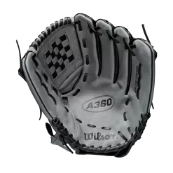 Wilson A360 Carbonlite Series 12.5 Inch Youth Baseball Glove -Baseball Shop wbw100189 1 a360 baseball 125 black grey 27155.1654285219