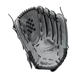 Wilson A360 Carbonlite Series 14 Inch Slowpitch Softball Glove -Baseball Shop wbw100194 1 a360 slowpitch 14 black grey 51062.1654283771