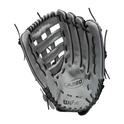 Wilson A360 Carbonlite Series 15 Inch Slowpitch Softball Glove -Baseball Shop wbw100196 1 a360 slowpitch 15 black grey 56784.1654283796