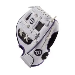 Wilson 2022 A200 EZ Catch 10 Inch WTA02RB2210WBPT Youth Baseball Glove -Baseball Shop wbw100454 2 a200 tball 10 white black purple.png.cq5dam.web .2000.2000 55539.1654285683