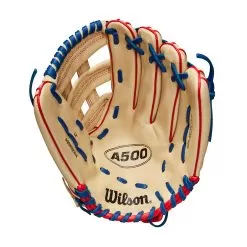Wilson A500 Series 12 Inch WBW10090312 Travel Team Baseball Glove -Baseball Shop wilson wbw100903 1 a500 bb 12 boys bl rd royal 49080.1667151250