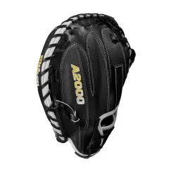 Wilson 2023 A2000 Spin Control 33.5 Inch WBW100995335 Baseball Catcher's Mitt -Baseball Shop wilson wbw100995 3 a2000 c m1dsc 335 bkss bkdimple wh gold 26474.1674690686