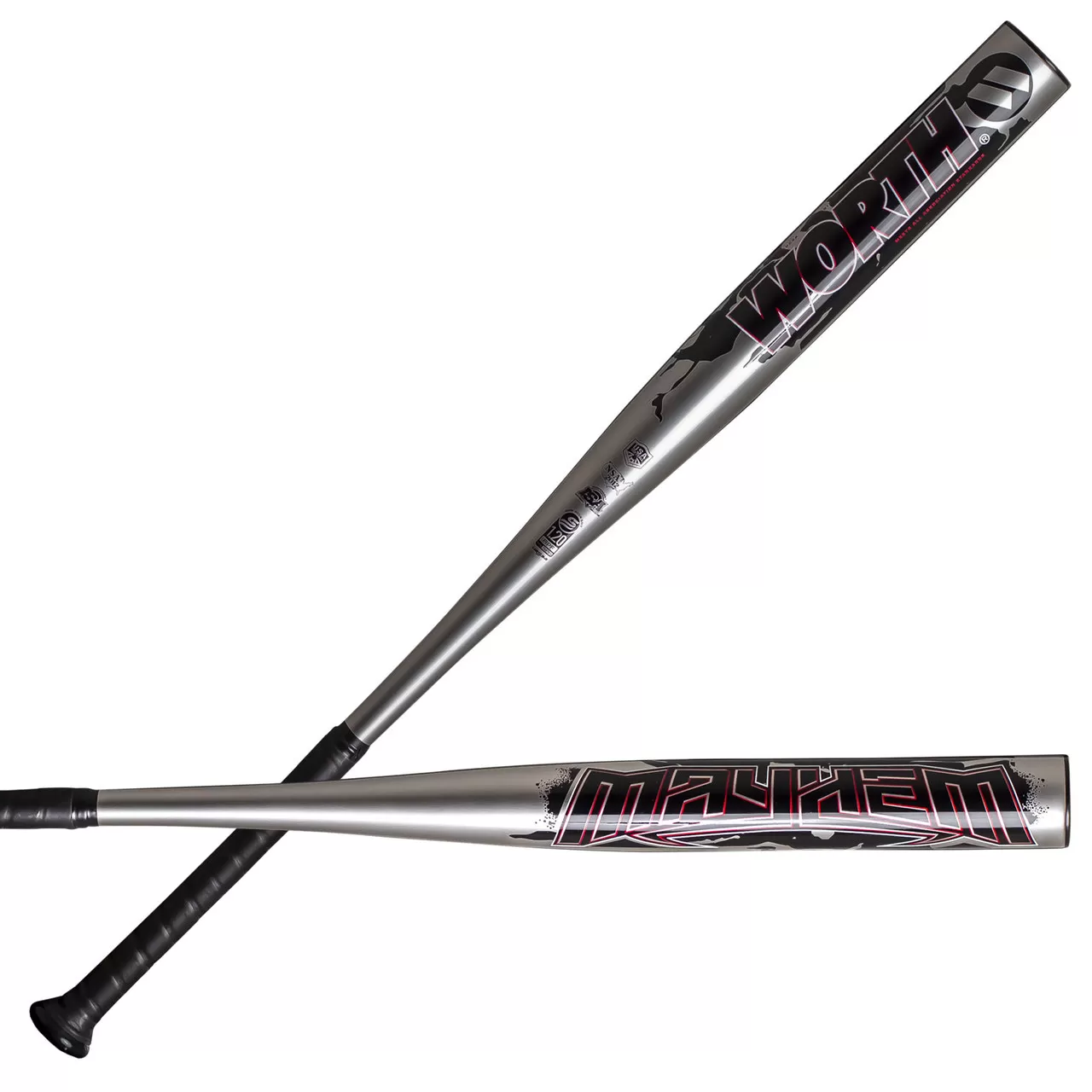 Worth 2023 Mayhem Balanced All-Association WMHC3A Slowpitch Softball Bat 3 Worth 2023 Mayhem Balanced All-Association WMHC3A Slowpitch Softball Bat