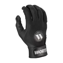 Worth Pro Series Adult Slowpitch Softball Batting Gloves -Baseball Shop wpsp b 88 worth pro sp bk 2 34084.1675545771